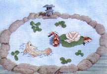 Click for more details of Koi Pond (cross stitch) by X's & Oh's