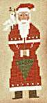 Click/tap for more details of Kris Kringle (cross stitch) by The Prairie Schooler