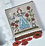 Click for more details of La Dame Aux Coquelicots (Poppy Lady) (cross stitch) by Tralala