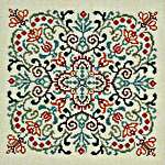 Click/tap for more details of Lace Flowers (cross stitch) by Ink Circles