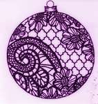 Click for more details of Lace Ornament (stamps) by Deep Red