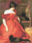 Click for more details of Lady in Red (cross stitch) by Kustom Krafts
