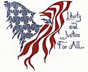 Click/tap for more details of Lady Liberty (cross stitch) by Keslyn's