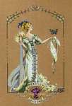 Click/tap for more details of Lady Mirabilia (cross stitch) by Mirabilia Designs