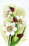 Click for more details of Ladybug Parade (cross stitch) by Lanarte