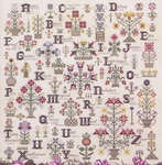 Click/tap for more details of Language of the Flowers (cross stitch) by Rosewood Manor