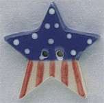 Click/tap for more details of Large Star Flag (beads and treasures) by Mill Hill