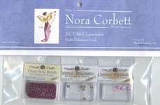 Click/tap for more details of Lavender Embellishment Pack (beads and treasures) by Nora Corbett