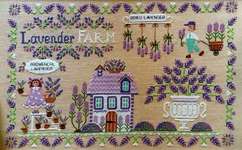 Click for more details of Lavender Farm (cross stitch) by Cuore e Batticuore