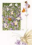 Click for more details of Lavender Field & Butterfly (cross stitch) by Marjolein Bastin