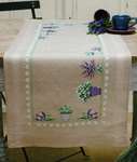 Click for more details of Lavender Runner (embroidery) by Vervaco