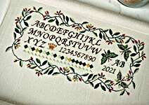 Click/tap for more details of Le Jardin De Papillons (Butterfly Garden Sampler) (cross stitch) by The Elegant Thread
