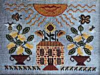 Click/tap for more details of Lemon Yellow (cross stitch) by Carriage House Samplings