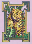 Click for more details of Leopard (cross stitch) by Mike Vickery