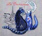Click for more details of Les Chamourex (cross stitch) by Nimue Fee Main