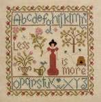 Click for more details of Less is More (cross stitch) by Jardin Prive