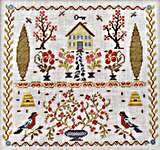 Click/tap for more details of Let Flowers Grow (cross stitch) by Jan Hicks