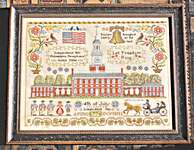 Click/tap for more details of Let Freedom Ring (cross stitch) by Lila's Studio