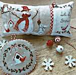 Click/tap for more details of Let It Snow (cross stitch) by Serenita di Campagna