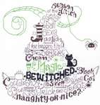 Click/tap for more details of Let's be Wicked  (cross stitch) by Imaginating