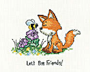 Click for more details of Let's Bee Friends (cross stitch) by Peter Underhill
