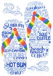 Click for more details of Let's Go to the Beach (cross stitch) by Imaginating