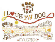 Click for more details of Let's Wag More (cross stitch) by Imaginating