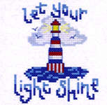 Click for more details of Let your Light Shine (cross stitch) by Cinnamon Cat