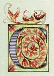 Click/tap for more details of Letters from Mermaids - C (cross stitch) by Nora Corbett