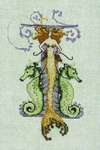 Click for more details of Letters from Mermaids - I (cross stitch) by Nora Corbett