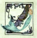 Click for more details of Letters from Mermaids - Z (cross stitch) by Nora Corbett