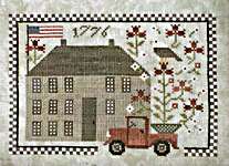 Click/tap for more details of Liberty Lodge (cross stitch) by Plum Street Samplers