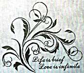 Click for more details of Life is Brief (cross stitch) by Keslyn's