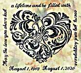 Click/tap for more details of Lifetime Twilight (cross stitch) by Keslyn's