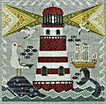 Click/tap for more details of Lighthouse (cross stitch) by Cottage Garden Samplings