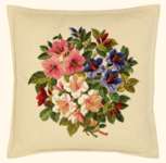 Click for more details of Lily Cushion (cross stitch) by Eva Rosenstand