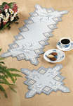 Lily of the Valley Hardanger Table Mats - 29 x 73 cms runner