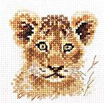 Click for more details of Lion Cub (cross stitch) by Alisa