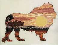 Click for more details of Lion Silhouette (cross stitch) by maia