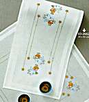 Click for more details of Little Angels Table Runner (embroidery) by Permin of Copenhagen