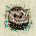 Click for more details of Little Hedgehog (cross stitch) by Riolis