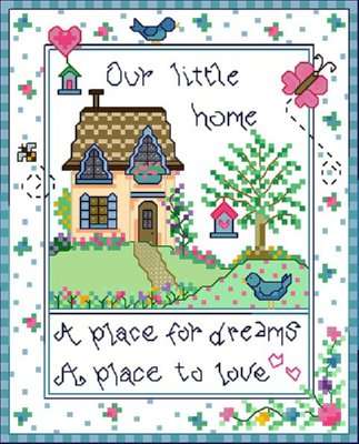 Click for more details of Little Home (cross stitch) by Designs by Cathy