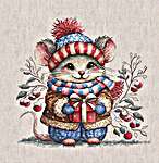 Little Mouse with a Scarf
