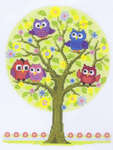 Click for more details of Little Owls Tree (cross stitch) by Vervaco