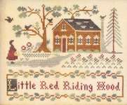 Click/tap for more details of Little Red Riding Hood (cross stitch) by Classic Colorworks