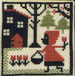 Click/tap for more details of Little Red Riding Hood (cross stitch) by The Prairie Schooler