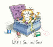 Click for more details of Little Sew and Sew (cross stitch) by Peter Underhill