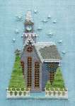 Click for more details of Little Snowy Lavender Church (cross stitch) by Nora Corbett