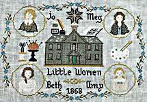 Click for more details of Little Women (cross stitch) by Twin Peak Primitives