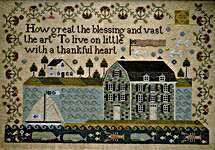 Click for more details of Live On Little (cross stitch) by Plum Street Samplers